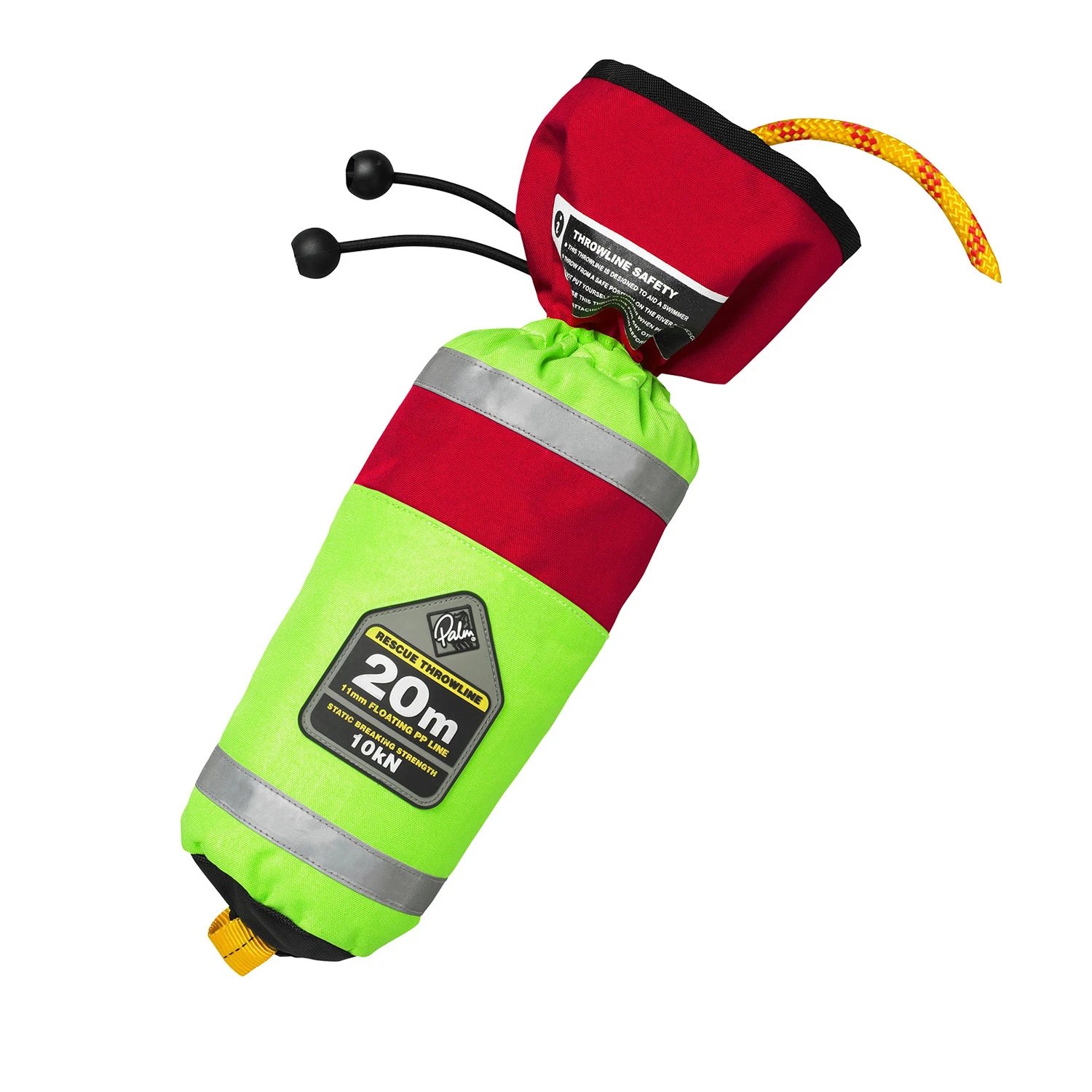 Palm Pro 20m Throwline - Red/Hi-Vis Yellow 1 Palm Pro 20m Throwline - Red/Hi-Vis Yellow