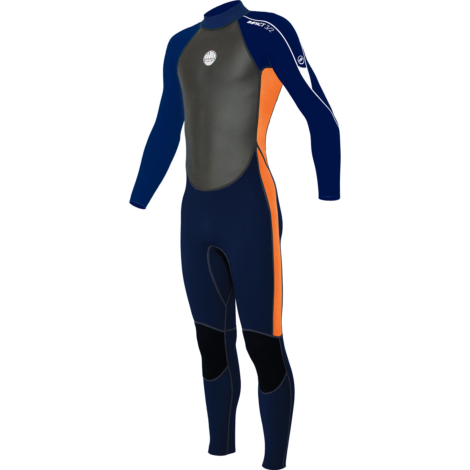 Alder Junior Impact 3/2mm Fullsuit Wetsuit - Orange 1 Alder Junior Impact 3/2mm Fullsuit Wetsuit - Orange