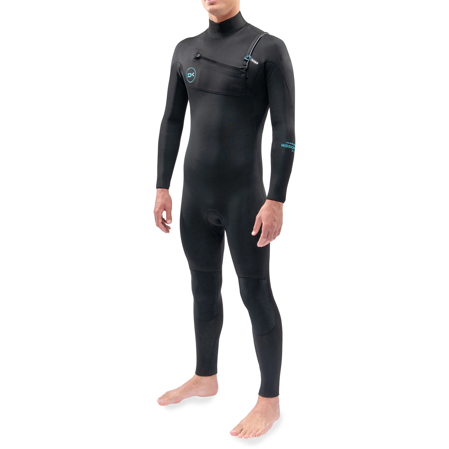 Dakine Mission 3/2mm Chest-Zip Fullsuit Wetsuit - Black 2 Dakine Mission 3/2mm Chest-Zip Fullsuit Wetsuit - Black - Image 2