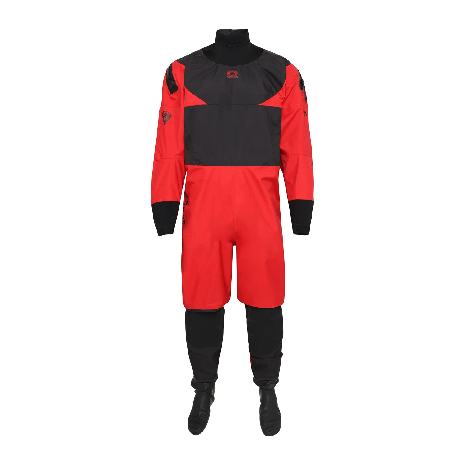 Typhoon Hypercurve Drysuit & Undersuit - Red/Black 1 Typhoon Hypercurve Drysuit & Undersuit - Red/Black