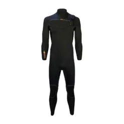 Sola Inferno 5/4mm GBS Chest Zip Wetsuit - Black