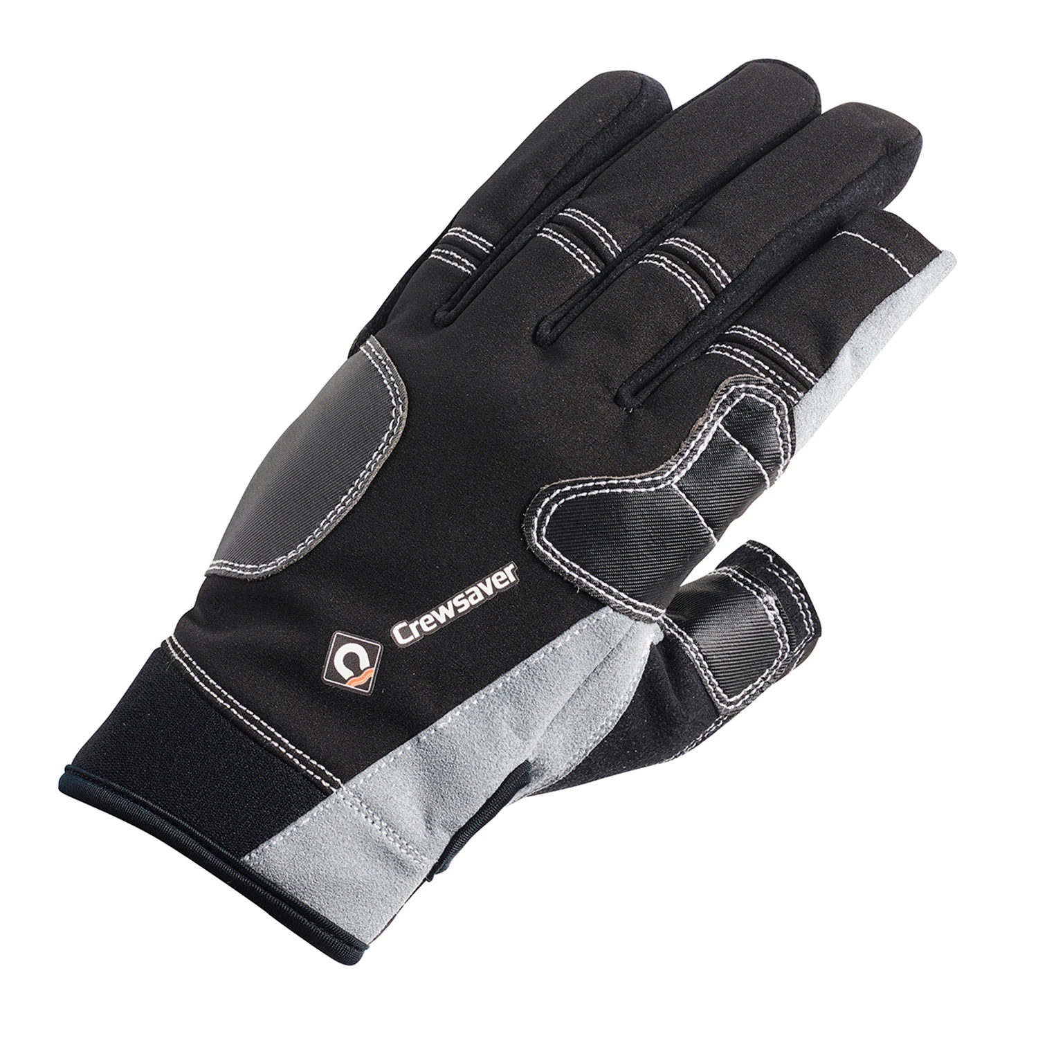 Crewsaver Junior Three Finger Gloves - Black 1 Crewsaver Junior Three Finger Gloves - Black