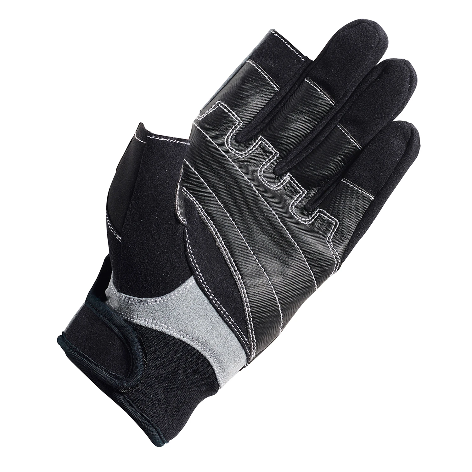 Crewsaver Junior Three Finger Gloves - Black 2 Crewsaver Junior Three Finger Gloves - Black - Image 2