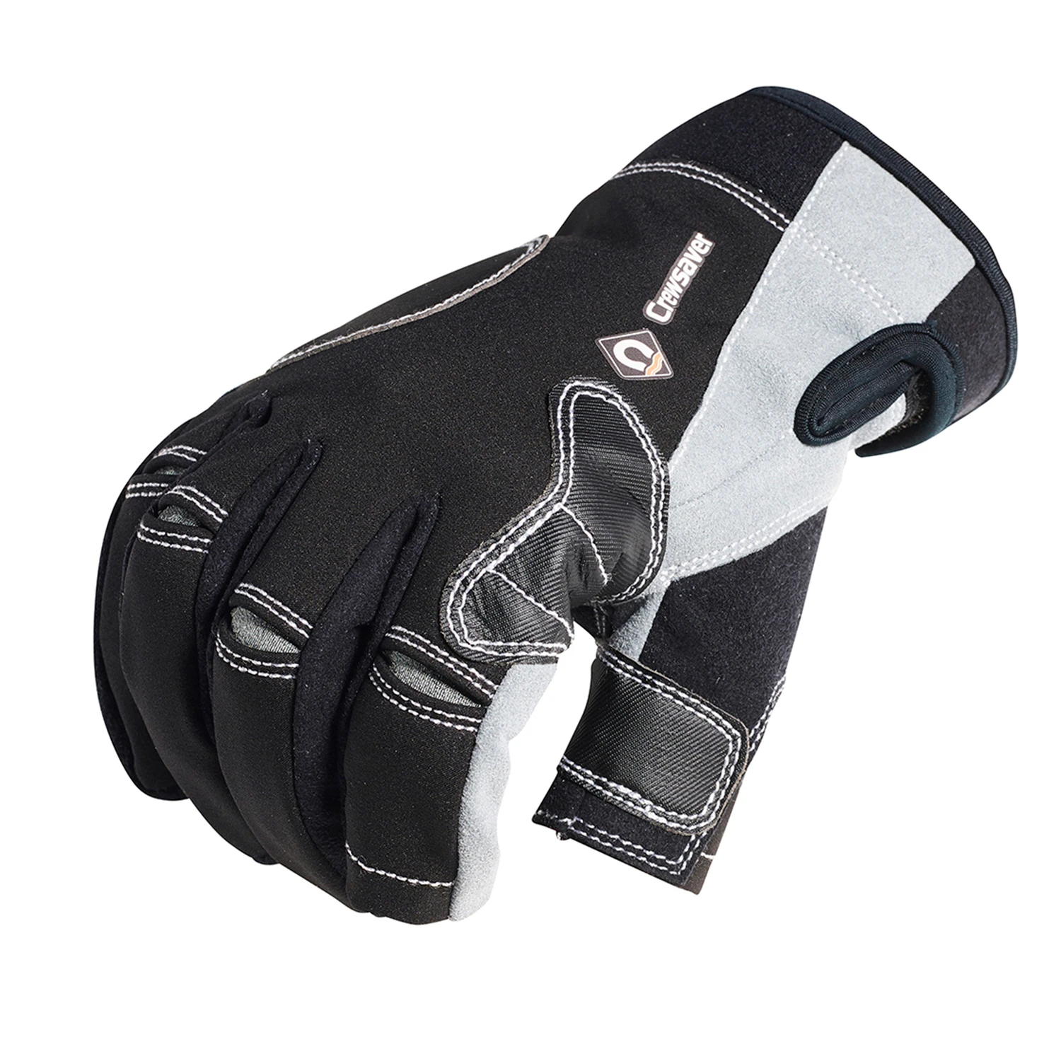 Crewsaver Junior Three Finger Gloves - Black 3 Crewsaver Junior Three Finger Gloves - Black - Image 3