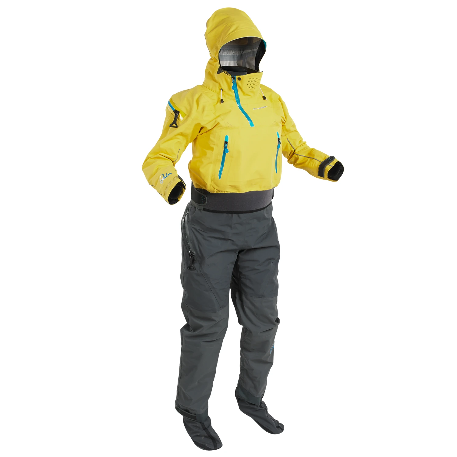 Palm Womens Bora Drysuit - Yellow/Jet Grey 1 Palm Womens Bora Drysuit - Yellow/Jet Grey